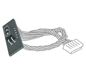 ZEBRA -Rahmen mit Etikettensensor für ZD620D / Rahmen / Linerless / 1 Stück.