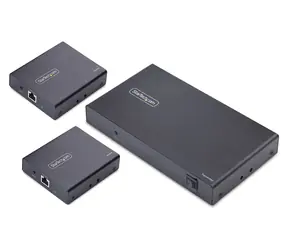 StarTech 4K7014IC-EXTEND-HDMI schwarz / HDMI-Extender/Splitter / 4K 60Hz / 1 Sender, 4 Empfänger