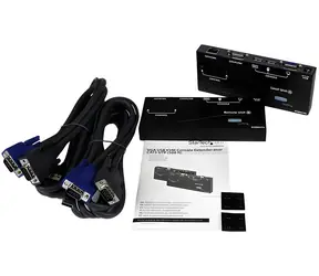 StarTech USB VGA KVM-Extender schwarz / KVM-Extender / 1280x1024 / Sender und Empfänger