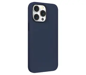 Devia Nature Series Silikonhülle, dunkelblau / Schutzhülle für Apple iPhone 14 PLUS / Silikon