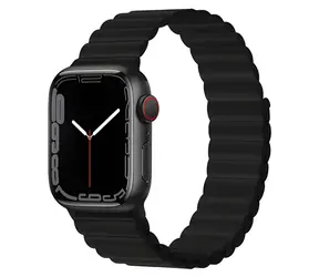 Devia Deluxe Sport 3 schwarz / Armband für Apple Watch / 40/41/42 mm / Silikon / magnetisch