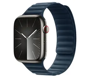 Devia Deluxe Magnetfaser-Armband, Meeresblau / Armband / Apple Watch 44/45/46 mm / magnetisch