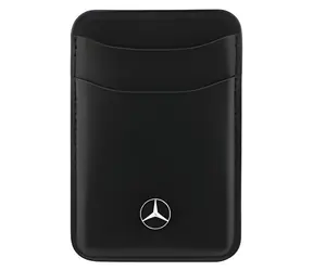 Mercedes PU-Leder schwarz / Geldbörse / MagSafe / für Karten