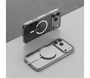 Devia Pure Clear Stoßfeste transparente Schutzhülle / Hülle / Apple iPhone 17 Pro Max / MagSafe