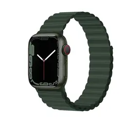 Devia Deluxe Sport 3 40/41/42 mm Sequoia / Apple Watch Armband / Silikon / Magnetverschluss