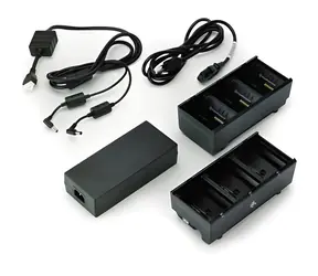 ZEBRA -Akkuladegerät für ZQ600/QLn/ZQ500 / Ladegerät / 6 Akkus (2 x 3 Steckplätze) / schwarz