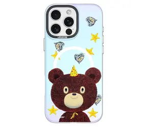 Devia Canvas Series Sternenbär / Magnetische Hülle / MagSafe / Apple iPhone 16 Pro Max