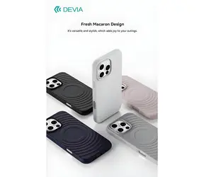 Devia Ripple Magnetische graue Schutzhülle für Apple iPhone 16 Pro / TPU / Stoßschutz