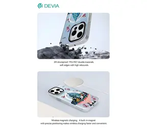 Devia Canvas Series Magnetische Hülle „Magician“ / Schutzhülle / iPhone 16 PLUS / MagSafe