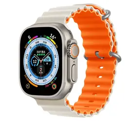 Devia Deluxe Sport6 Armband für Apple Watch 40/41 mm Starlight/Orange / Armband / Silikon / Zweifarbig