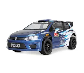 AMEWI RC-Car Hyper Go VW Polo R WRC Blau/Weiß / Brushless / Allradantrieb / 1:10 / RTR / 47 km/h
