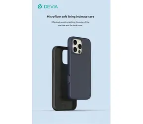 Devia Nature Series schwarz / Schutzhülle / Apple iPhone 16 Pro Max / Silikon / Magnetisch