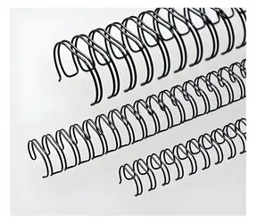 EuroSupplies Metallrücken (3:1") 14,3 mm schwarz / Binderücken / für 101-120 Blatt 80 g Papier / 50 Stück.