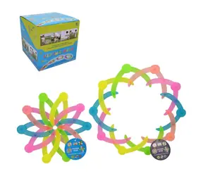 Faltbare fliegende Untertasse 33 cm / Sportspielzeug / 18 Stück in einer Box / Kunststoff