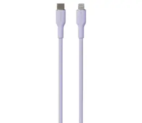 Puro Soft Lavender / Datenkabel / USB-C - Lightning MFi / 12 W / 1,5 m