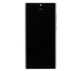 Samsung LCD-Display + Touchscreen + Frontabdeckung Samsung S908B Galaxy S22 Ultra Phantom White (Service Pack) 