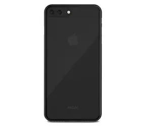 Moshi SuperSkin für iPhone 8 PLUS/ 7 PLUS schwarz / Rückseite