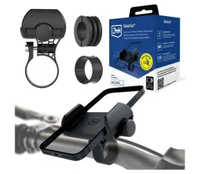 3mk BikeGrip schwarz / Fahrrad-Handyhalterung / Lenker 22-35 mm / Smartphones 4,7-7 Zoll