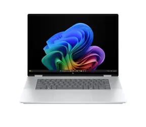 HP OmniBook X Flip AI 16-as0433nc Silber / 2-in-1-Notebook / 16" 2K OLED-Touchscreen / Intel Core Ultra 7-256V / 16 GB