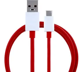OnePlus Datenkabel USB-A auf USB-C, 1 m, rot / Datenkabel