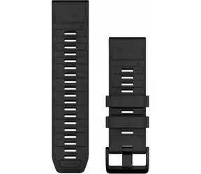 Garmin QuickFit 26 mm schwarzes Silikonarmband