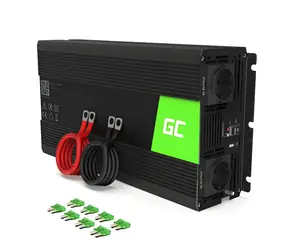 Green Cell INV24 / Spannungswandler / 24 V auf 230 V / 1500 W / modifizierte Sinuswelle