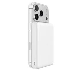 Belkin BOOST CHARGE Qi2 Slim weiß / Kabellose Powerbank / Magnetisch / 10000 mAh