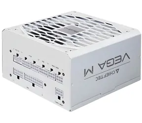Chieftec Vega M PPG-750-CW weiß / ATX-Netzteil / 750 W / ATX 3.1 / 80 PLUS Gold / Vollmodular