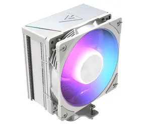 Modecom Volcano 0C T721 ARGB weiß / CPU-Kühler / 4X Heatpipe / 120 mm ARGB / AM4 + AM5 + Intel