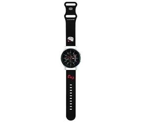 Hello Kitty Silikon-Armband mit Katzenkopf, 22 mm, schwarz / Armband / Universal / Silikon