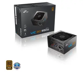 FSP VIC BD 650 schwarz / Netzteil / ATX 3.1 / 650 W / 80PLUS Bronze / 120-mm-Lüfter