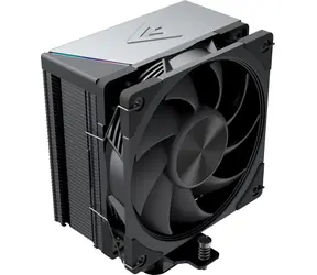 Modecom Volcano 0C T701 schwarz / CPU-Kühler / 4X Heatpipe / 120 mm PWM / AM4 + AM5 + Intel / TDP 190 W