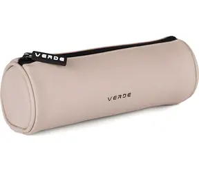 OXYBAG Federmäppchen Grün Mokka / Runde Form / Reißverschluss / Polyurethan