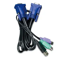 Planet KVM-KC1 / KVM-Kabel / 1,8 m / USB-PS/2-Konverter / für KVM 210-Serie