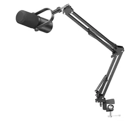 Boya CastMic P60B schwarz / Tischmikrofon / USB / XLR / inkl. Mikrofonarm
