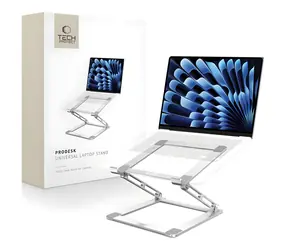Tech-Protect ULS400 silber / Laptopständer / faltbar / verstellbar / bis zu 17"