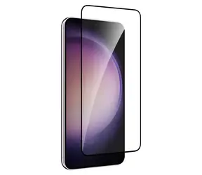 Puro Frame schwarz / Schutzglas / Samsung Galaxy S25+ und S24+ / Gehärtetes Glas