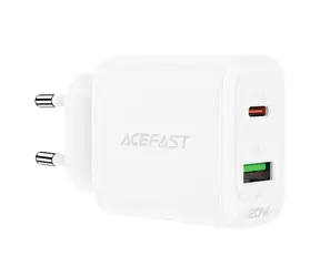 Acefast A25 20W weiß / Ladegerät / USB-C + USB-A / PD / QC 3.0 / PPS