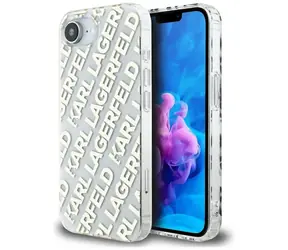Karl Lagerfeld IML Repeat Logo iPhone 16e Goldhülle