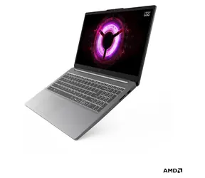 Lenovo LOQ 15ARP10E Luna Gray / Notebook / 15,6" FHD / AMD RYZEN 5 150 / 16 GB / 512 GB SSD / RTX 3050 6 GB / Ohne Betriebssystem