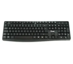 Equip Wired Keyboard ES schwarz / Tastatur / USB / 105 Tasten / QWERTZ