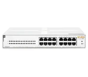 HPE Aruba R8R48A Instant On 1430 16G / Switch / 16x Gigabit RJ45 Ports / PoE 124W / CL4