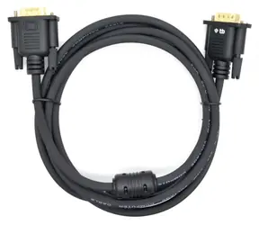 TB Touch VGA D-SUB 15-polig schwarz / VGA-Videokabel / Stecker/Stecker / vergoldete Anschlüsse / 1,8 m
