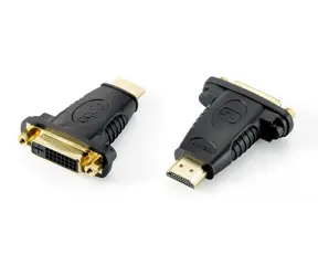 HDMI-DVI-I- Equip schwarz / Adapter / Bidirektional / max. 1920x1200