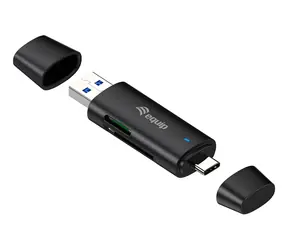 Equip 245462 schwarz / Kartenleser / USB-C/USB-A / SD/microSD / 5 Gbit/s
