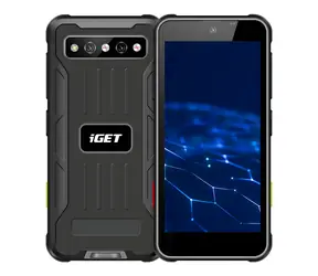 iGet T mini 6+128GB Schwarz / Robustes Smartphone / 4,0" / IP68 / Bluetooth / Dual-SIM / 16 MP + 5 MP / 3000 mAh