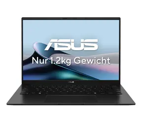 Asus Zenbook 14 OLED UM3406GA-QD030W Schwarz / Notebook / 14" WUXGA / RYZEN AI 7 445 / 32 GB / 1 TB SSD / Windows 11