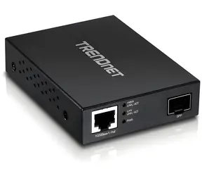 Trendnet TFC-PGSFP / Medienkonverter / Gigabit-Ethernet / SFP / PoE PD / 802.3at