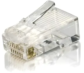 RJ45- Equip / Cat6 / ungeschirmt / vergoldete Kontakte / 100 Stück