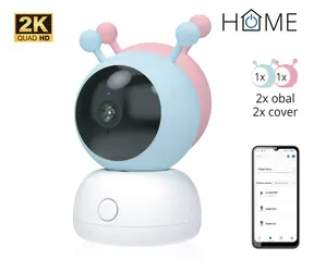 iGet HOME Kamera CS2 Baby weiß / Babyphone / WLAN / 2K / Thermometer / Nachtsicht